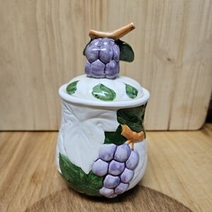 Vintage 1987 Shafford Fruit du Jour Porcelain Container with Lid